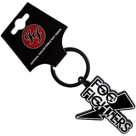 Foo Fighters kovová keychain 45 mm, Flash Logo Zinc