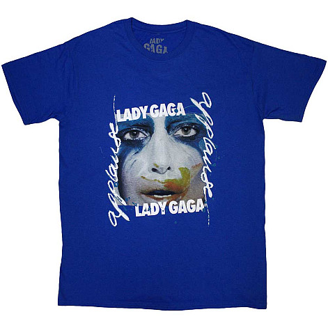 Lady Gaga t-shirt, Artpop Facepaint Blue, men´s