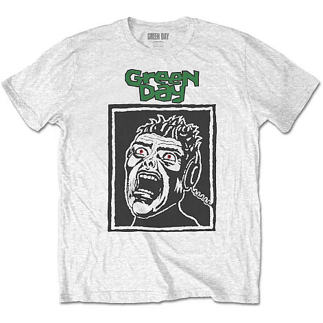 Green Day t-shirt, Scream White, men´s