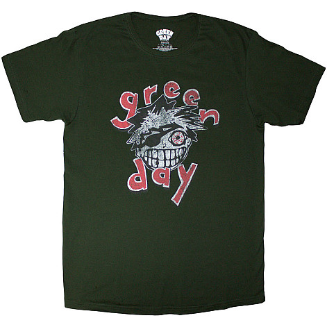 Green Day t-shirt, Eye Patch Green, men´s