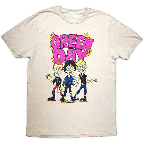Green Day t-shirt, Walking Zombies Sand, men´s