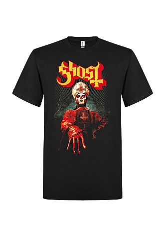 Ghost t-shirt, Papa Worship Black, men´s
