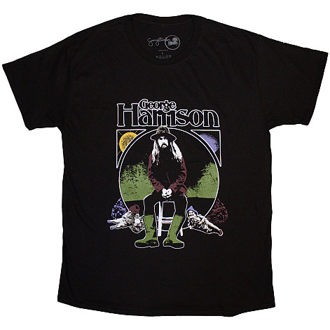 The Beatles t-shirt, Sun & Moon Black, men´s
