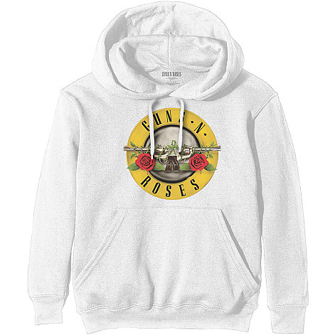 Guns N Roses mikina, Classic Logo White, men´s