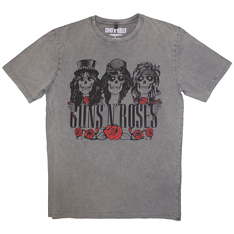 Guns N Roses t-shirt, Hell Group Stone Wash Grey, men´s