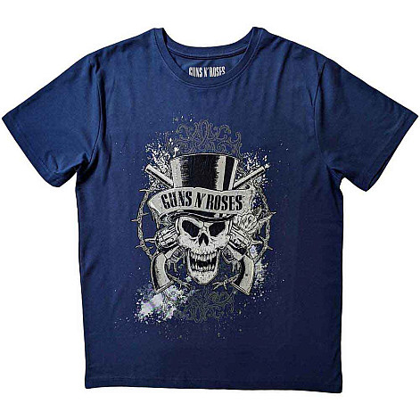 Guns N Roses t-shirt, Faded Skull Blue, men´s