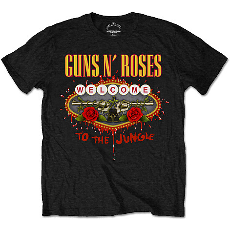 Guns N Roses t-shirt, Welcome To The Jungle, men´s