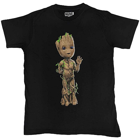 Marvel Comics t-shirt, Guardians of the Galaxy Groot Wave Black, men´s