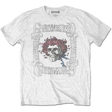 Grateful Dead t-shirt, Bertha with Logo Box White, men´s
