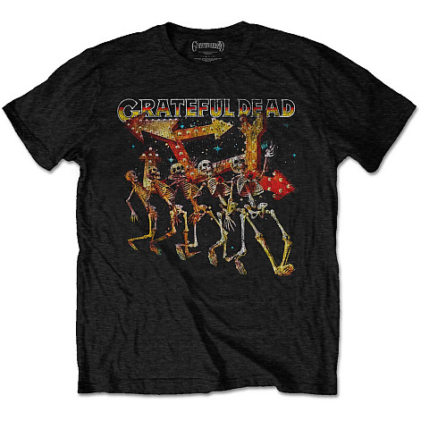 Grateful Dead t-shirt, Truckin' Skellies Vintage Black, men´s