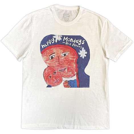 Happy Mondays t-shirt, Yes Please White, men´s
