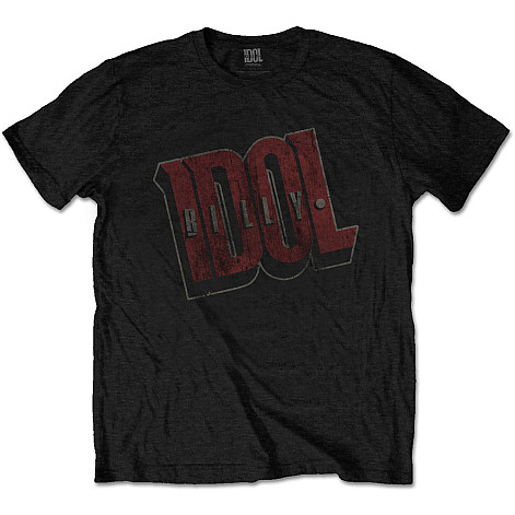 Billy Idol t-shirt, Vintage Logo Black, men´s