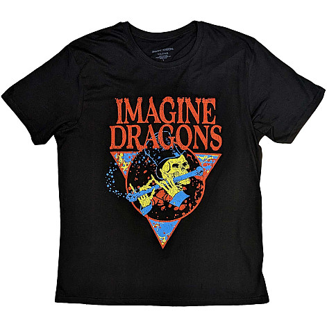 Imagine Dragons t-shirt, Skeleton Flute Black, men´s