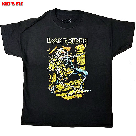Iron Maiden t-shirt, Piece of Mind Black Kids, kids