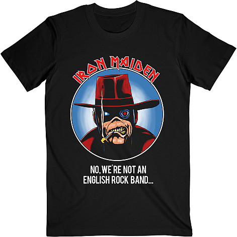 Iron Maiden t-shirt, Not An English Rock Band BP Black, men´s