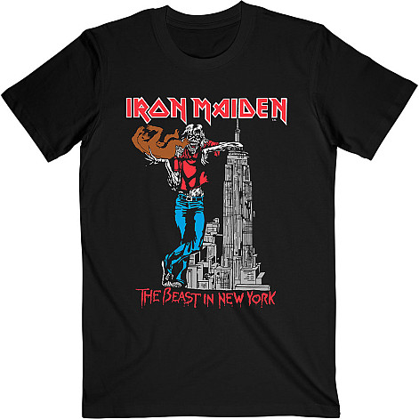 Iron Maiden t-shirt, The Beast In New York BP Black, men´s