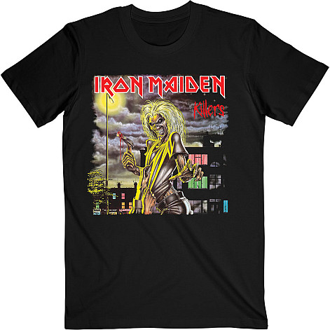 Iron Maiden t-shirt, Killers V.2. Album Tracklist BP Black, men´s