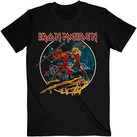 Iron Maiden t-shirt, NOTB Run To The Hills Circular Black, men´s