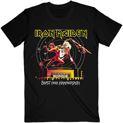 Iron Maiden t-shirt, Beast Over Hammersmith Eddie & Devil Black, men´s