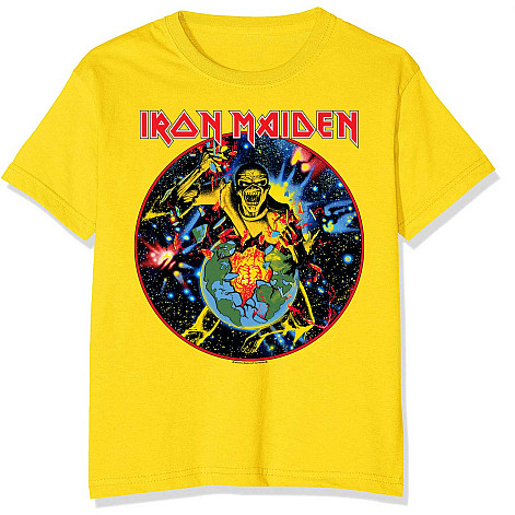 Iron Maiden t-shirt, World Piece Tour Circle Yellow, men´s