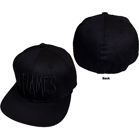 In Flames snapback, Black Logo Snapback BP Black, unisex