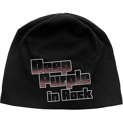 Deep Purple winter bavlněný beanie cap, In Rock Black