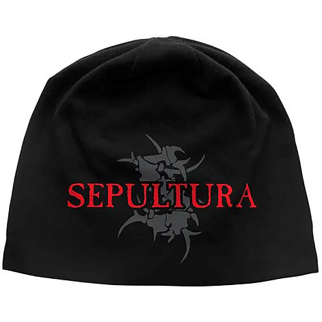 Sepultura winter beanie cap CO, Logo & Tribal S JD Print Black, unisex