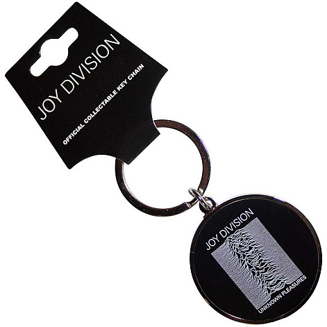 Joy Division kovová keychain 40 mm, Unknown Pleasures
