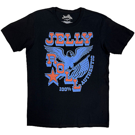 Jelly Roll t-shirt, Eagle Flag Black, men´s
