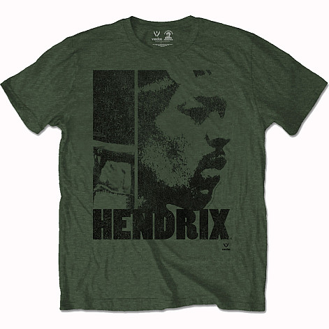 Jimi Hendrix t-shirt, Let Me Live Khaki Green, men´s