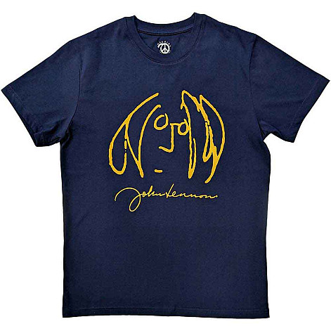 John Lennon t-shirt, Self Portrait Navy Blue, men´s