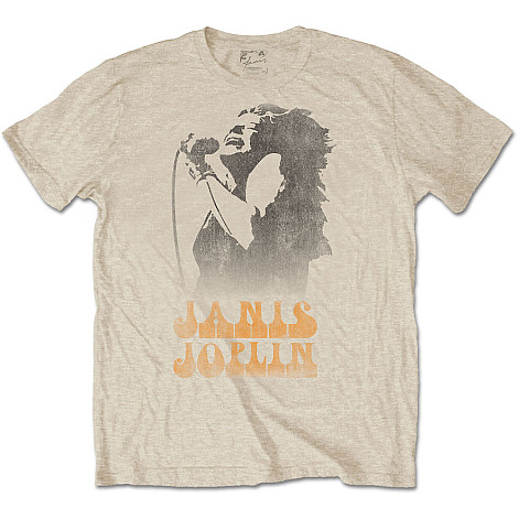 Janis Joplin t-shirt, Working The Mic Sand, men´s