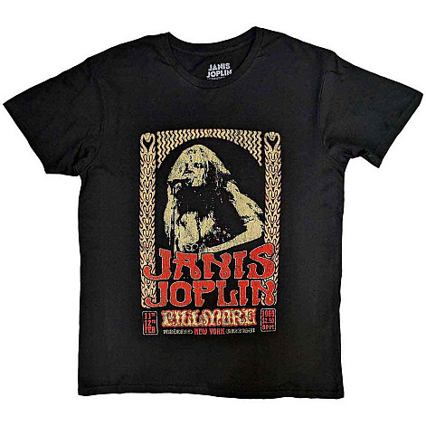 Janis Joplin t-shirt, Vintage Poster Black, men´s