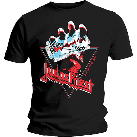 Judas Priest t-shirt, British Steel Hand Triangle, men´s