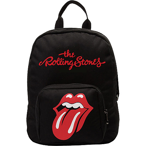 Rolling Stones mini rucksack PES 30x24x9,5 cm, Classic Tongue Black