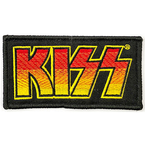 KISS tkaná nažehlovačka PES 99x52 mm, Classic Logo