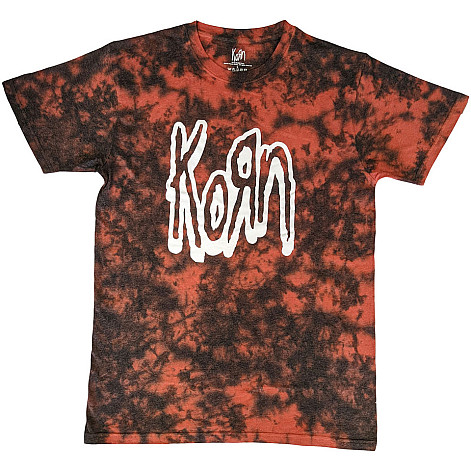 Korn t-shirt, Logo Outline Wash Red, men´s