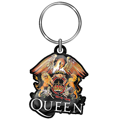 Queen keychain, Crest (Die-Cast Relief)