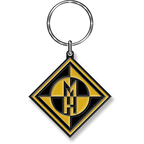 Machine Head kovová keychain 45 mm, Diamond Logo Die-Cast Relief