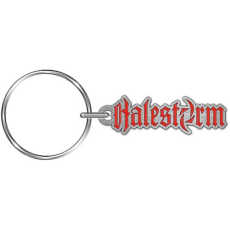 Halestorm kovová keychain 45 mm, Logo Die-Cast Relief