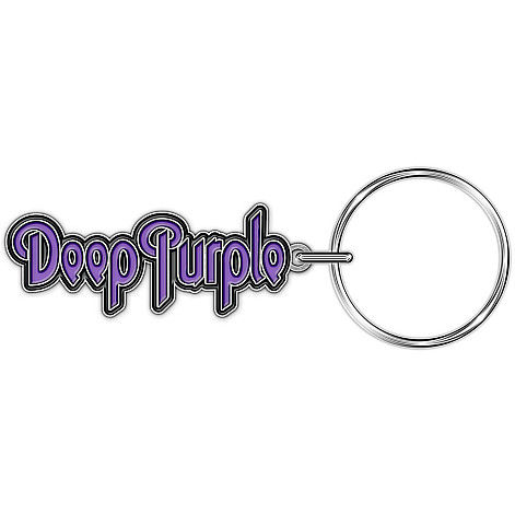 Deep Purple kovová keychain 65x20 mm, Logo