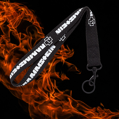 Rammstein keychain PES, Ach So Schwer Black, unisex