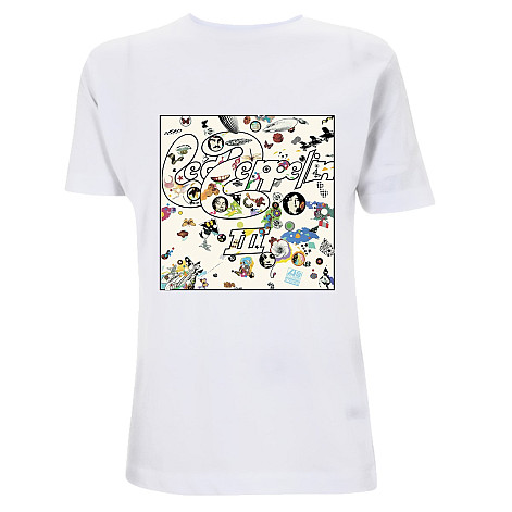 Led Zeppelin t-shirt, III Album White, men´s