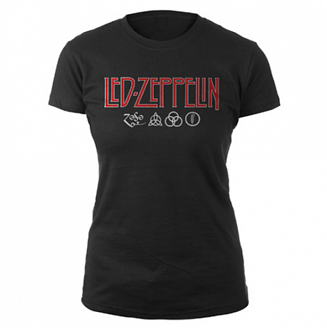 Led Zeppelin t-shirt, Logo & Symbols, ladies