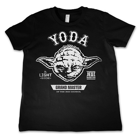 Star Wars t-shirt, Grand Master Yoda Black, kids