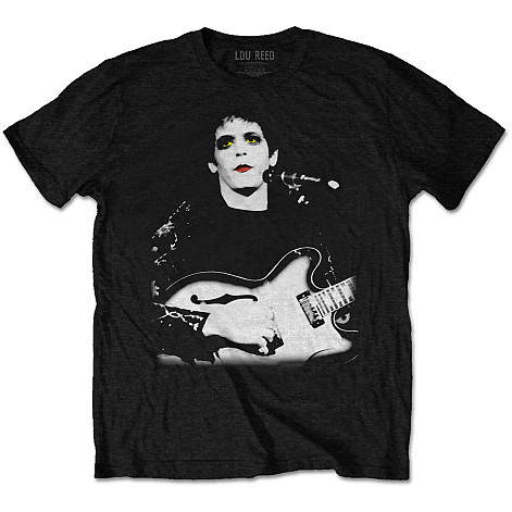 Lou Reed t-shirt, Bleached Photo Black, men´s