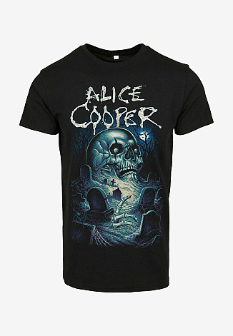 Alice Cooper t-shirt, Graveyard Blue Black, men´s