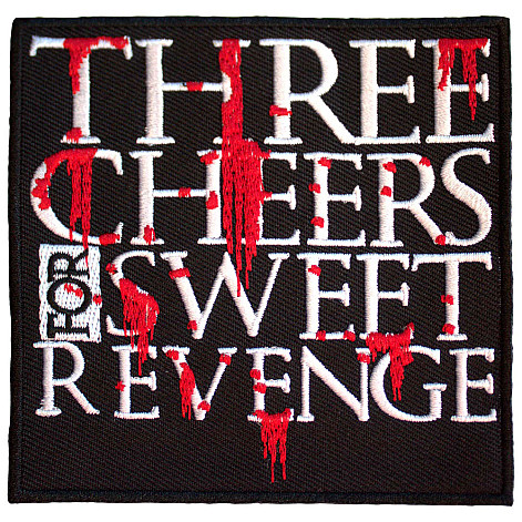 My Chemical Romance tkaná nažehlovačka PES 100x100 mm, Sweet Revenge