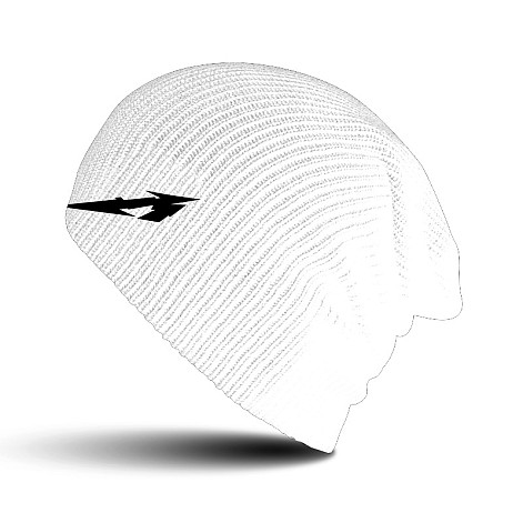 Metallica beanie cap, Glitch M Circle White