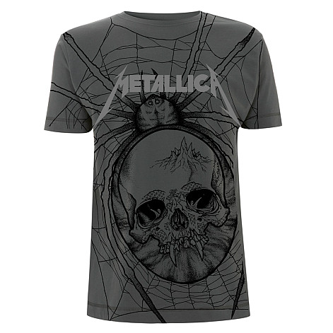 Metallica t-shirt, Spider Charcoal, men´s
